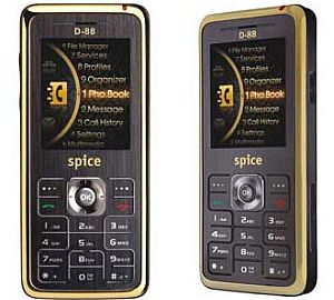 Spice D-88 Gold Handset