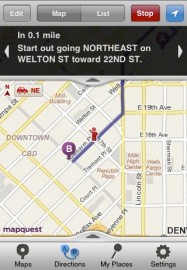 MapQuest 4 Mobile