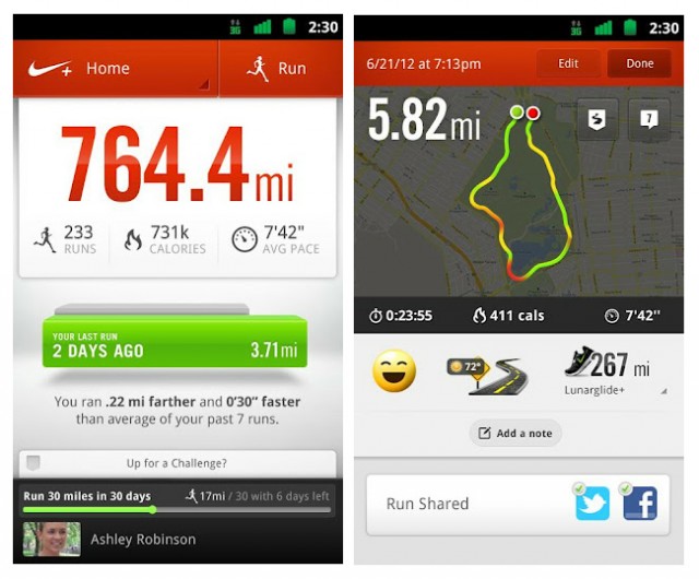 Nike+ Running App Now on Google Play Store for Android Users!