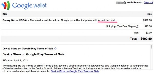 Google Reveals Jelly Bean's Android Version as 4.1 on Google Play Store!