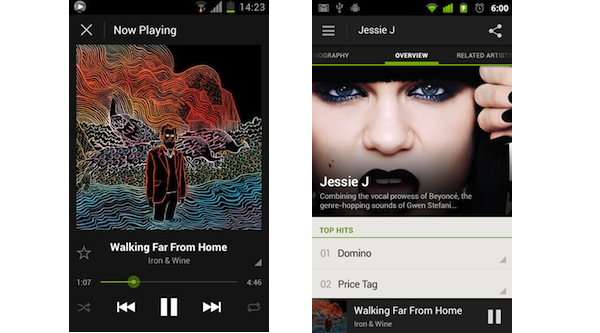 Spotify App Redesigned for Android 4.0 (Ice Cream Sandwich) OS!