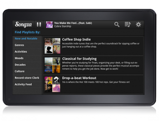 Songza iPad Music App to Suit Mood!